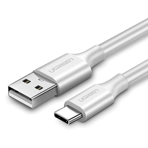 Kabelis USB-A - USB-C 3A QC 3.0 AFC FCP 1m - balts