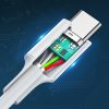 Kabelis USB-C - USB-C PD QC AFC 2m - balts
