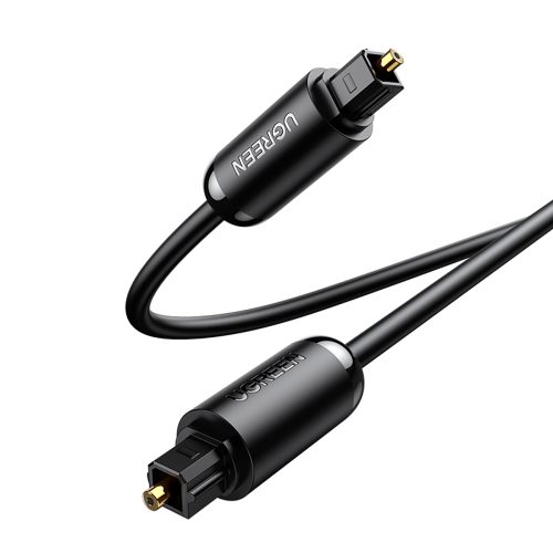 Toslink SPDIF optiskais audio kabelis 2m - melns