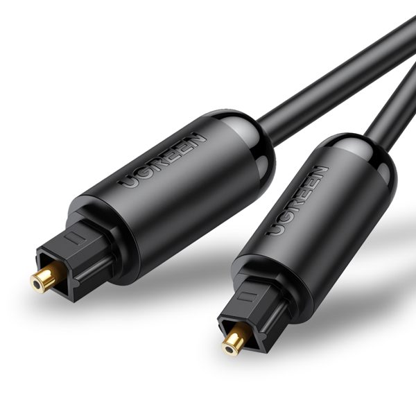 Toslink SPDIF 3m optiskais audio kabelis - melns