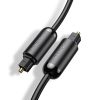 Toslink SPDIF 3m optiskais audio kabelis - melns