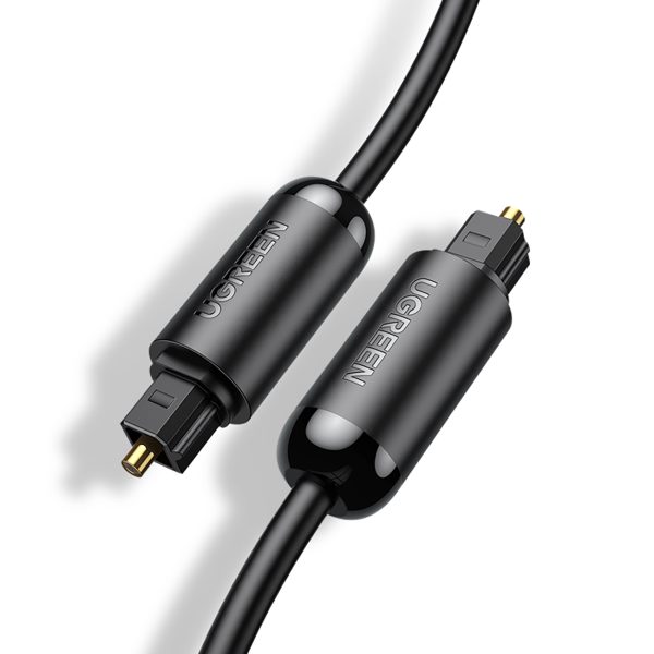 Toslink SPDIF 3m optiskais audio kabelis - melns