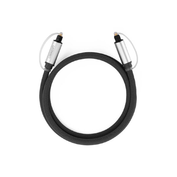 Toslink SPDIF 2m optiskais audio kabelis - pelēks