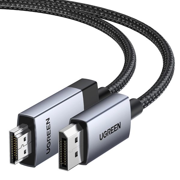 Kabelis DisplayPort - HDMI 4K 60Hz 3m - pelēks