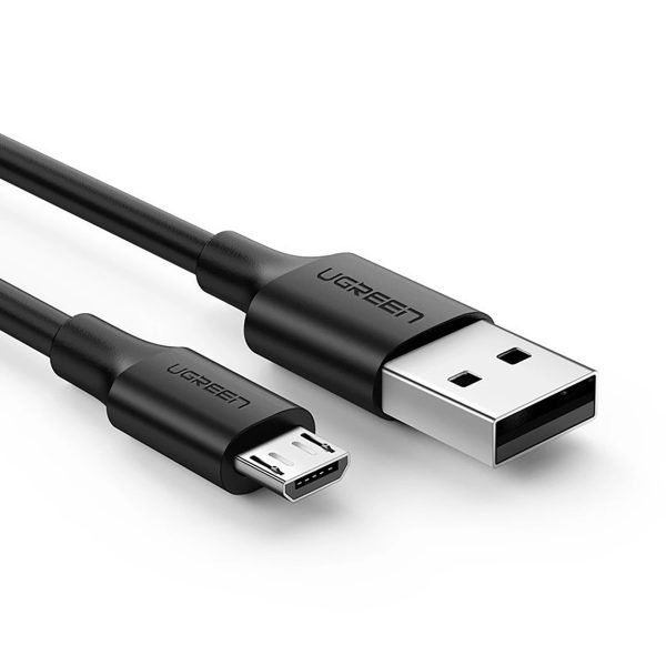 Kabelis micro USB - USB-A 0,5 m - melns