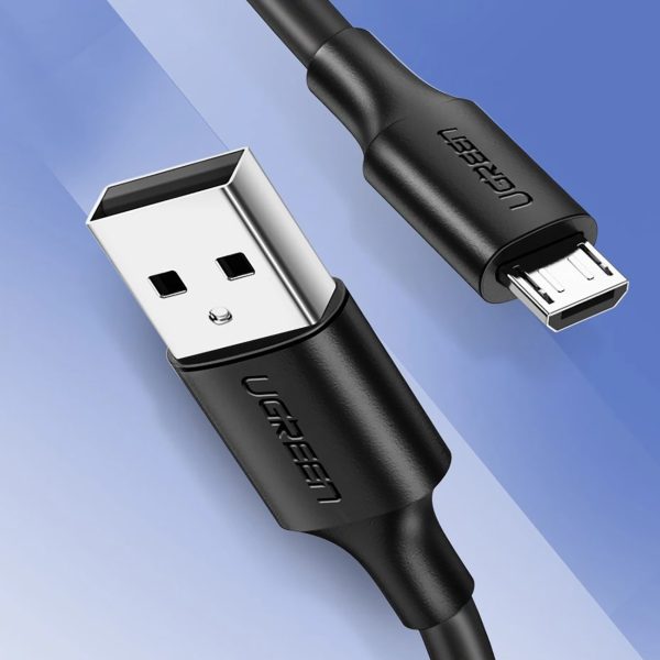 Kabelis micro USB - USB-A 0,5 m - melns