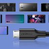 Kabelis micro USB - USB-A 0,5 m - melns