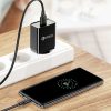 Kabelis USB-A 3.0 - USB-C 3A 0.5m - melns