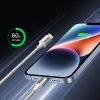 Kabelis USB-C - iPhone Lightning MFi 1m - Sudrabains