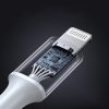 Kabelis USB-C - iPhone Lightning MFi 1m - Sudrabains