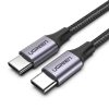Kabelis USB-C 3.1 - USB-C 3.1 1.5m - pelēks
