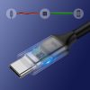 Kabelis USB-C 3.1 - USB-C 3.1 1.5m - pelēks