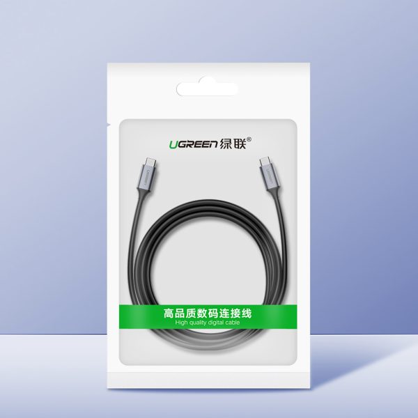 Kabelis USB-C 3.1 - USB-C 3.1 1.5m - pelēks