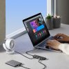HUB USB-A 3.0 portu sadalītājs uz 4 USB-A 3.0 portiem 1m kabelis - melns
