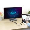HDMI 2.0 4K 3m pagarinātāja kabelis - melns