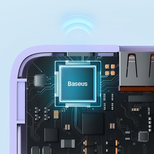 Powerbank 10000mAh Airpow Fast Charge 20W - violets