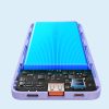 Powerbank 10000mAh Airpow Fast Charge 20W - violets