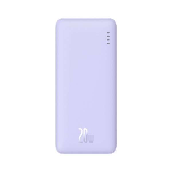 Powerbank 10000mAh Airpow Fast Charge 20W - violets