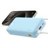 Powerbank 20000mAh Airpow 20W ar USB-A - USB-C kabeli 50cm - zils