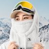 Qunature Arctic samta slēpošanas balaklava, M izmērs, balta