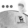 Qunature Arctic samta slēpošanas balaklava, M izmērs, balta