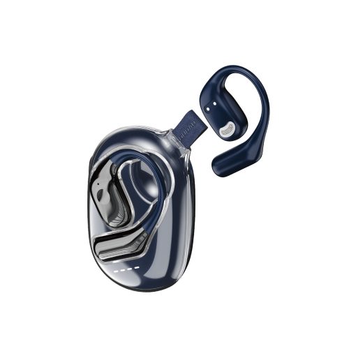 Bluetooth 5.3 OWS USB-C biznesa austiņas - tumši zilas