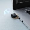 Mini adaptera uztvērēja raidītājs Bluetooth 5.4 USB-A datoram - melns