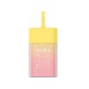 Powerbank Popsicle 5200mAh 20W ar Lightning kabeli 60W/20V/3A/30cm - dzelteni rozā
