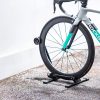 Velosipēda statīvs priekšējam ritenim, stabils, salokāms - melns