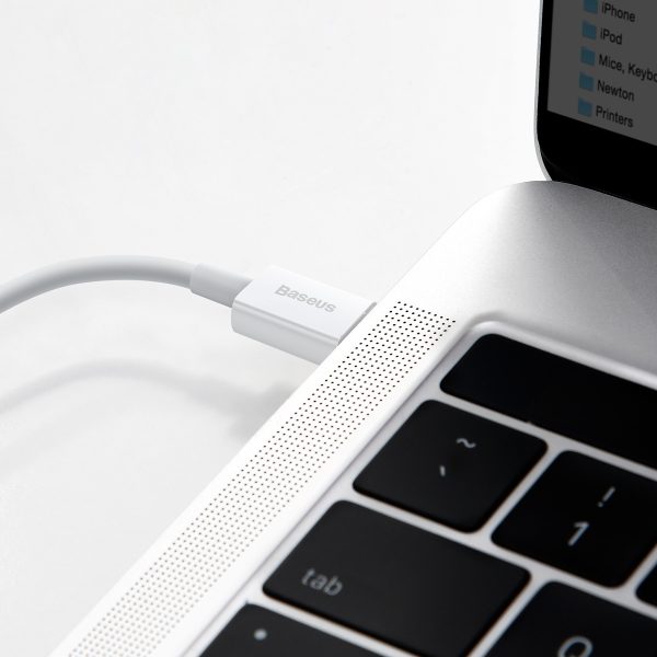 Superior sērijas USB-C / Lightning PD 20W 2m kabelis - balts