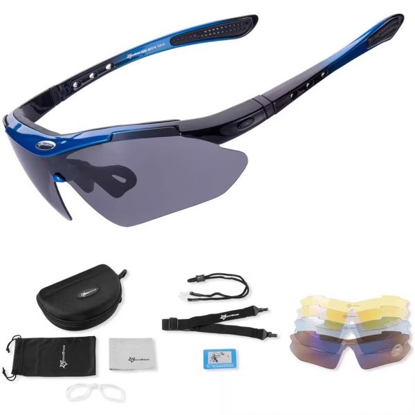 1027439-1-okulary-rowerowe-polaryzujace-10007-zestaw-cza-rockbros-hurtownia-dropshipping-1.jpg Polarizētas riteņbraukšanas brilles 10007 - KOMPLEKTS - melnas un zilas
