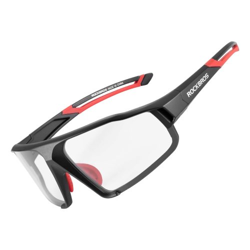 Fotohromas UV400 riteņbraukšanas brilles ar futrāli SP216BK - melnas un sarkanas