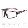 Fotohromas UV400 riteņbraukšanas brilles ar futrāli SP216BK - melnas un sarkanas