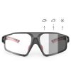 Fotohromas UV400 riteņbraukšanas brilles ar futrāli SP216BK - melnas un sarkanas