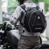 Motocikla soma mugursoma ķiverei, kas stiprināma uz bākas vai sēdekļa, 35l - melna