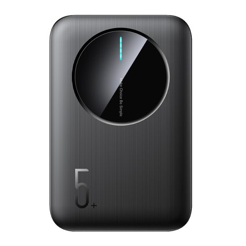 Powerbank JR-PBF13 5000mAh 2.4A 2x USB-A 1x USB-C - melns