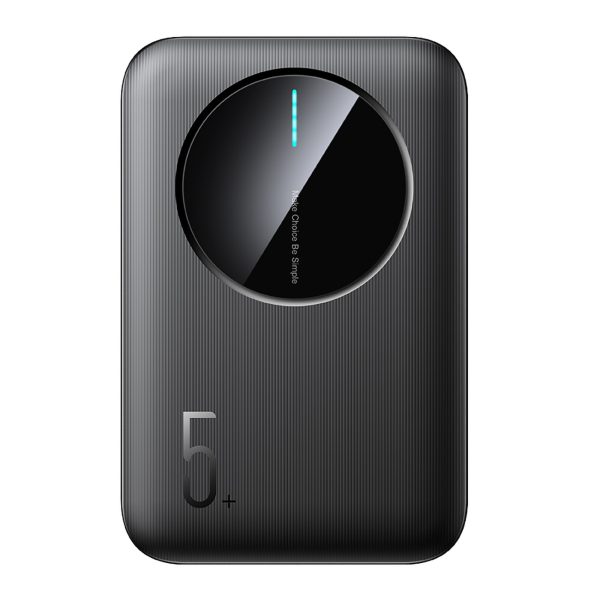 Powerbank JR-PBF13 5000mAh 2.4A 2x USB-A 1x USB-C - melns