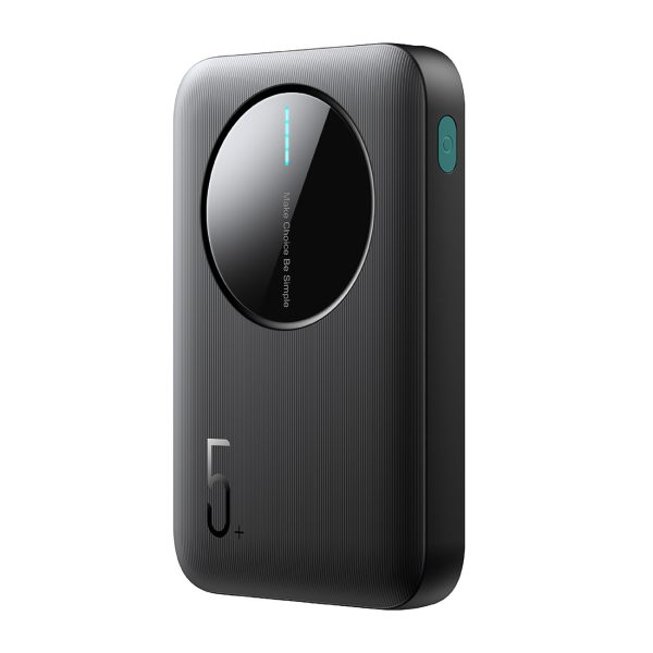 Powerbank JR-PBF13 5000mAh 2.4A 2x USB-A 1x USB-C - melns
