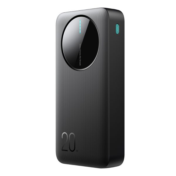Powerbank JR-PBF14 20000mAh 2.4A 2x USB-A 1x USB-C - melns