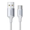 Pīts kabelis USB-A - USB-C QC 3.0 AFC un FCP 3A 2m - balts