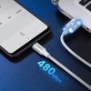 Pīts kabelis USB-A - USB-C QC 3.0 AFC un FCP 3A 2m - balts