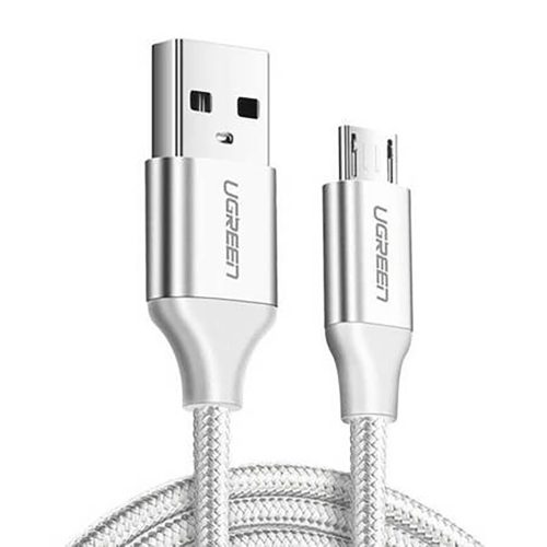 Pīts kabelis USB-A - microUSB 2.4A 2m - balts