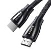 HDMI 2.1 8K 60Hz 4K 120Hz audio/video kabelis 1m - melns