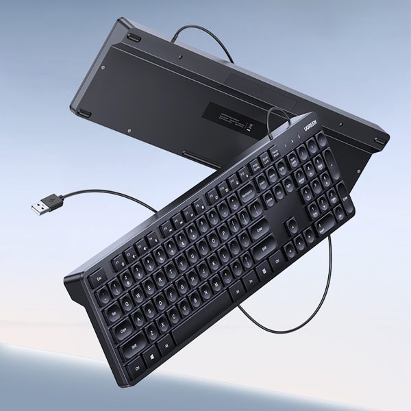Vadu tastatūra ar Num Lock operētājsistēmai Windows MacOS iOS Linux 1,5 m - melna