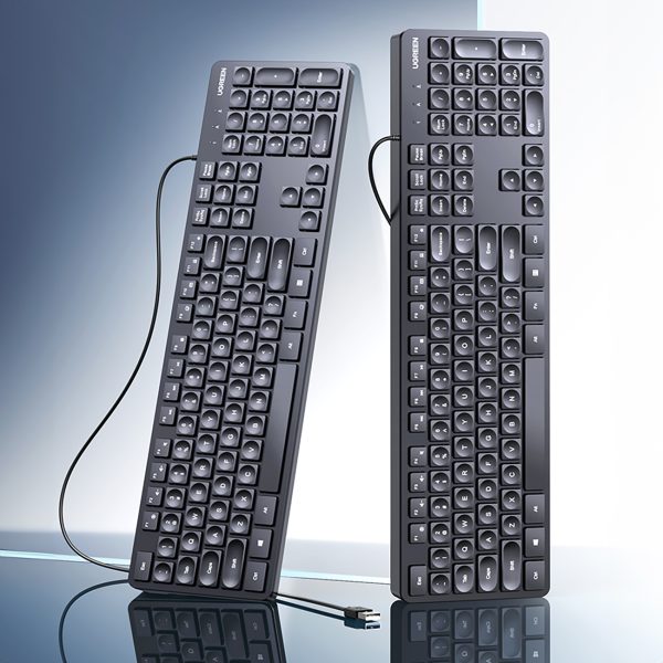 Vadu tastatūra ar Num Lock operētājsistēmai Windows MacOS iOS Linux 1,5 m - melna