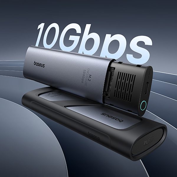 FlyJoy M.2 NVMe 10Gb/s UASP TRIM SSD korpuss līdz 8TB — pelēks