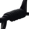Volframa zelta kabelis ar magnētisku organizatoru USB-C 100W 1m - melns