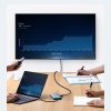 13w1 centrmezgla adapteris PortalJoy sērija USB-C HDMI DP VGA USB-A PD RJ45 SD TF AUX - szary