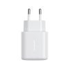 USB-C PD 30W QC SFC sienas lādētājs + 1m USB-C kabelis - balts