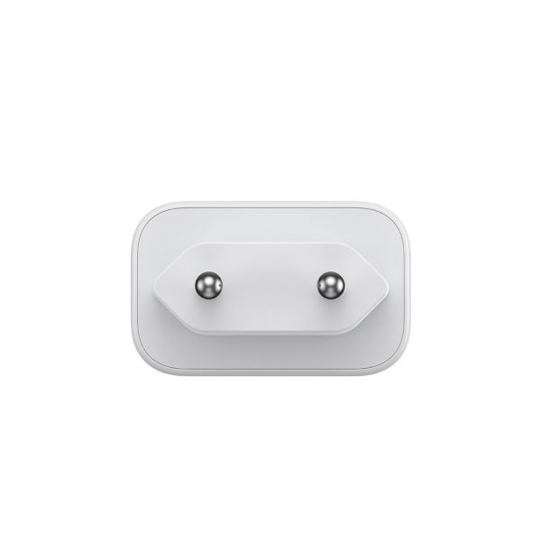 USB-C PD 30W QC SFC sienas lādētājs + 1m USB-C kabelis - balts